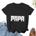 thumbnail image 3 of Papa Women’s Cotton Short Sleeve T-Shirt HD Graphic Print Casual Crew Neck Tee L, 3 of 7