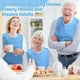 thumbnail image 5 of Xihbxyly Babero de Alimentación para Adultos, Diseño Impermeable y Antimanchas, Correas Ajustables con Bolsillos, Cómodo y Elegante, Fácil de Limpiar, para El Cuidado de Personas Mayores, Uso Domésti, 5 of 7