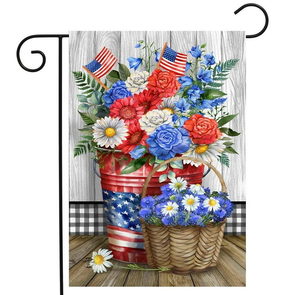 Briarwood Lane Red White and Beautiful Garden Flag