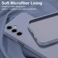 thumbnail image 4 of SHIQI-Case for Samsung Galaxy A26 5G, Soft Liquid Silicone Phone Cover Shockproof Full Body Protection A26 Phone Case with Anti-Scratch Microfiber Lining - Grey Blue, 4 of 4