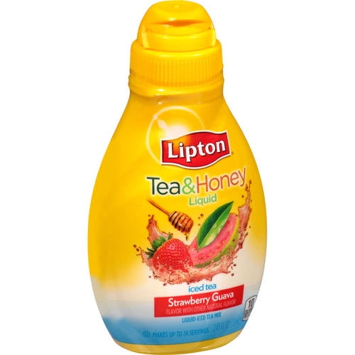Lipton Tea & Honey Strawberry Guava Liquid Ice Tea Mix, 2.43 fl oz