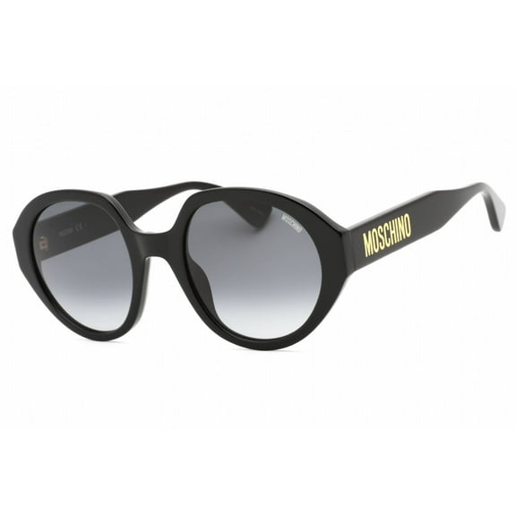 Moschino MOS126/S 0807 9O Women's Black Plastic Frame Sunglasses