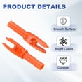 thumbnail image 3 of Uxcell Archery Arrows Nocks, Plastic Insert Arrow Nock Replacement Arrow Tails for Hunting Shooting Compound Recurve Orange, 3 of 7