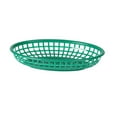 thumbnail image 3 of 6pcs Plastic Ellipse Basket Bread Basket French Fries Snacks Container for Home Kitchen (Assorted Color), 3 of 8