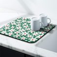 thumbnail image 3 of Washable Rubber Daisy Cute Floral Dish Drying Mats for Kitchen Counter Home Large Coffee Bar Pad Accessories and Decor for Utensils Stemware 16''x18'', 3 of 7