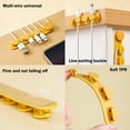 thumbnail image 6 of Cable Organizer Clips Cord Holder, 3 Packs Self Adhesive Cable Management for USB Cable/Power Cord/Wire, Car and Desk, Home and Office (3-2-1 Slots) Clouds Shaped Cord Organizer, Clearance, 6 of 6