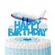 thumbnail image 1 of Topper de pastel de avión para cumpleaños infantil LECAKTO, 1 of 5