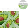 thumbnail image 5 of FREEAMG Avocado Animals Shower Curtain for Bathroom Modern Bathroom Decor Waterproof Washable Fabric Shower Curtains with 12 Hooks for Hotel Bathroom Bathtubs 60x72 Inch, 5 of 6