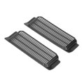 thumbnail image 4 of Cubierta de ventilación de aire para asiento trasero, repuesto ABS negro mate, inodoro y resistente al desgaste, 2 uds., 4 of 12