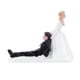 thumbnail image 5 of Adorno de torta Irfora Alta calidad resina sintética novia y el novio Pastel de cumpleaños boda romántica decoración fiesta figurita Adorable regalo del arte Irfora Adorno de torta, 5 of 7