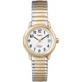 thumbnail image 1 of Reloj Analogico TIMEX Easy Reader 25mm Indiglo Banda Extendible Acero Inoxidable Mujer dorado, 1 of 4