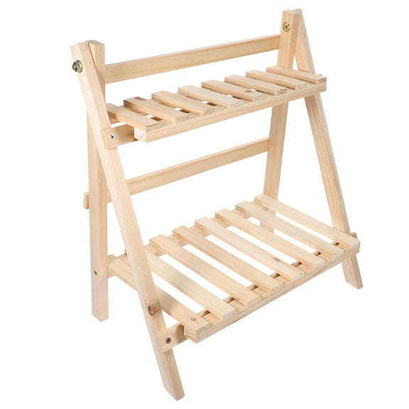 OATIPHO Small Desktop Storage Rack Trapezoidal Beige 1Pack