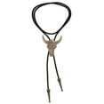 thumbnail image 4 of Minnieouse Corbatas doradas para hombres Bolo de moda estadounidense Corbata de collar de estilo occidental ajustable como regalo perfecto con cuerno de Type3 NO3 Minnieouse AP004546-03, 4 of 6
