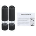 thumbnail image 1 of 2Pcs Black Pepper Grinder Household Portable Electric Coffee Mill Grinder for Kitchen, 1 of 14