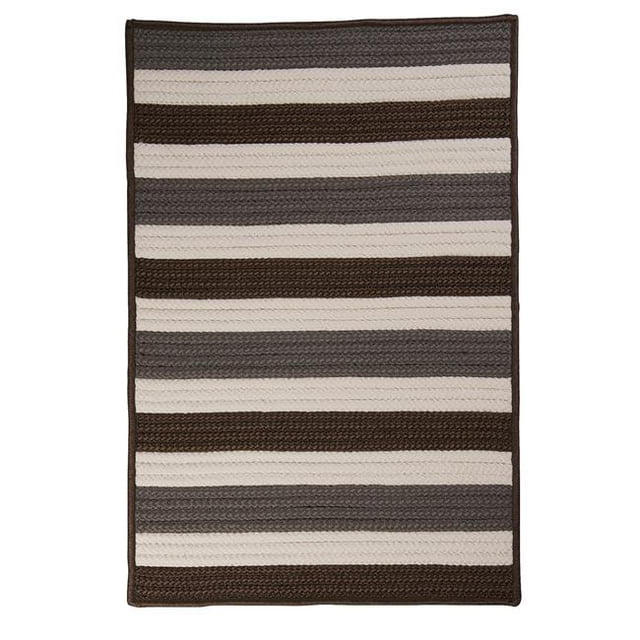 Colonial Mills PO19R084X084S 7 ft. Portico Striped Square Rug, Stone