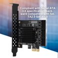 thumbnail image 3 of Tarjeta controladora RAID PCI Express 2.0 SATA III de 6 Gbps con 6 puertos, 3 of 7
