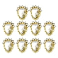 thumbnail image 5 of opvise 10Pcs Manicure Ornaments Shiny Visual Effect Faux Diamond Design Sparkling Decorative Alloy 3D DIY Nail Art Jewelry Manicure Ornaments for Nail Salon, 5 of 8