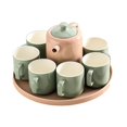 thumbnail image 1 of Taza de agua, juego de té, juego creativo for el hogar, taza de cerámica, juego de agua, taza de té, sala de estar, taza familiar, 1 of 7