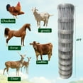 thumbnail image 4 of Farm Fence, 4ft x 164ft Galvanized Wire Fencing, Cattle Fence, Deer Fence, Heavy Zinc Coating Farm Fence Used to Hog Goat Fencing for Yard Garden and Field, 4 of 5