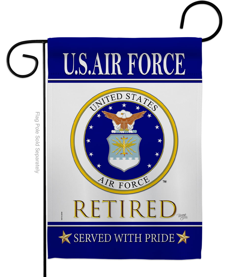 "US AIR FORCE RETIRED" flag 3x5 ft military united states troop veteran-New