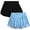 Black/Turquoise, variant on Body Glove Girls Shorts Lightweight Butterfly Shorts for Girls Soft Stretch Flowy Skort 2 Pack