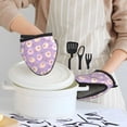 thumbnail image 6 of Pofeuu Sheeps Print Thickened Mini Silicone Oven Mitts Heat Resistant, Rubber Oven Mitt Gloves, Finger Pinch Grips, Pot Holder, Silicone Potholder, 6 of 7
