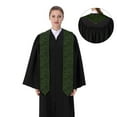 thumbnail image 4 of Hirioo Christmas Tree Branches for 72" Graduation Shawl Stole Unisex Adults Graduation Sash Honor Graduation Stole for High School and College-Sharp Corner, 4 of 7