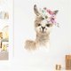 thumbnail image 4 of Cute Alpaca Cub Wall Stickers, sacinora Cartoon Animal Wall Decals Removable Vinyl Peel and Stick for Kids Baby Living Room Bedroom Children's Room Nu, 4 of 4