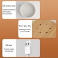 thumbnail image 3 of Cuenco calefactor USB inteligente de 5V, dispensador de agua a temperatura constante para gatos, cuenco de 1000ml, 3 of 5