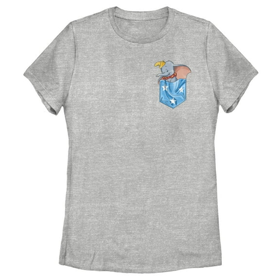 Women's Dumbo In the Pocket Graphic Tee Athletic Heather Medium