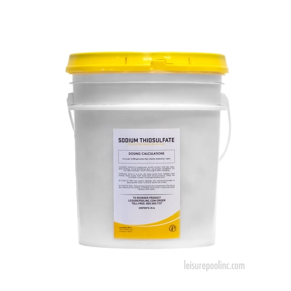Leisure Pool Chlorine Neutralizer (Sodium Thiosulfate) - 25 lb. Pail