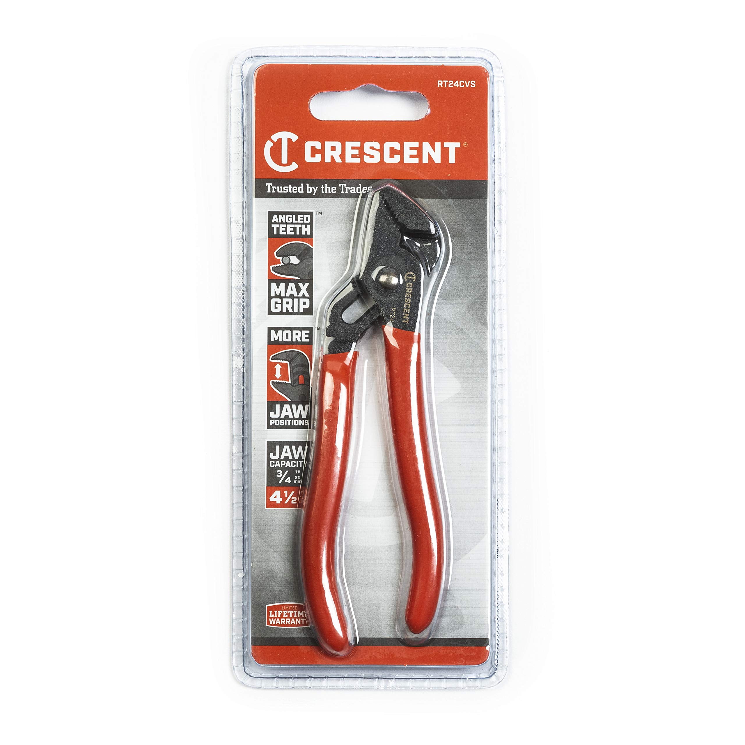 Crescent 4-1/2" Mini Tongue and Groove Pliers - RT24CVS , Black C55
