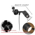 thumbnail image 2 of KAYYELAMP  Vertical Clip-On Spotlight, 7W, Dimmable, Adjustable Angle, Lighting Beam 15-60° Black Retro Spotlight Attaches to Balusters, Vertical Round Pipe, Easy to Move, 2 of 7