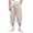 Beige, variant on Nilvkv Boys Cargo Pants, Boys Pants, Solid Color Cropped Joggers in Relaxed Fit with Side Pockets, cool choice for Outdoor Wear Beige 5-6 Years