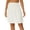 50cm White, variant on Women's Elastic Waistband Half Slips Skirt Extender 30-90cm Silky Satin Underskirt Under 50cm White L