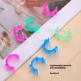thumbnail image 4 of CraftMate 50-Piece Bobbin Clips & Thread Holder Set, Colorful Silicone Spool Organizer Clamps, Prevents Thread-Tails, Sewing Machine Accessory for Quilting & Embroidery, 5 Assorted Colors, 4 of 8