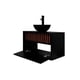 thumbnail image 2 of Gabinete de Baño Minimalista con Lavamanos Integrado, Mueble para Baño, Diseño Moderno con Puerta y Lambrín., 2 of 6