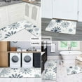 thumbnail image 5 of Blue Christmas Snowflake Pattern Kitchen Rugs Sets Of 2,Anti Fatigue Kitchen Mat Rugs Non Slip Washable,Decorative Kitchen Floor Mats for Kitchen,Sink,Laundry,17"x30"+17"x47", 5 of 7