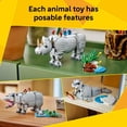 thumbnail image 4 of Juguete LEGO Creator 3 en 1 Wild Animals Majestic Rhino con pájaros, 4 of 7