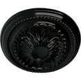 thumbnail image 3 of Ekena Millwork 18 1/2"W x 13 1/2"H x 1 7/8"P Saverne Ceiling Medallion, Hand-Painted Black Pearl, 3 of 4