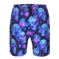 thumbnail image 3 of Vsdgher Skull flower star sky Men's Beach Shorts, Surfing shorts, Swim trunks, Quick Dry Swim Trunks for Surfing Beach Fun -X-Large, 3 of 6