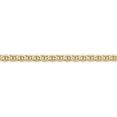 thumbnail image 2 of Leslie 14k Yellow Gold 3mm Concave Anchor Chain, 2 of 4