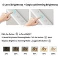 thumbnail image 4 of Elice Rechargeable A4 LED Light Board for Tracing 3500mAh Battery Powered Lightbox Drawing Light Table for Artists Sketching up to 8860 Lux Super Bright Light Pad for Cricut Weeding Vin, 4 of 9