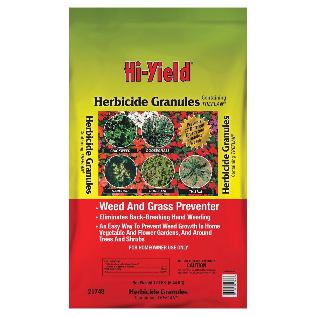 Hi-Yield Herbicide Granules, Crabgrass Killer Lawn Control, Pre