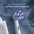thumbnail image 2 of Oral-B iO Ultimate White Replacement Brush Heads, White, 2, for Plaque Removal, 2 of 8