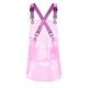 thumbnail image 3 of Delantal Casa Transparente para Peluquería (cinta) Rosa, 3 of 5