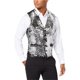 thumbnail image 1 of Chaleco Reversible I-N-C con lentejuelas para hombre negro grande, 1 of 1