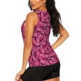 thumbnail image 4 of Picia Butterfly Pattern Women's Workout Tank Top,Breathable Activewear,Slim Fit Athletic Top,Versatile Workout Moisture-wicking top-XX-Large, 4 of 9