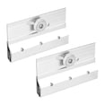 thumbnail image 3 of GROWTH TANK Support Supérieur de Porte de Douche Sans Cadre à Rouleau, Assemblage Robuste, Aluminium Lisse, 2 Pcs, 3 of 9