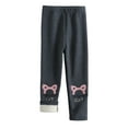 thumbnail image 1 of Leggings Para Niños Medias Para Bebés Otoño Invierno Pantalones Para Niñas Pantalones Elásticos Impreso Cepillado Cálido Leggings Casuales Gris Oscuro Odeerbi  LM103-10885, 1 of 3